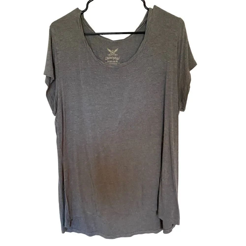 Faded Glory short sleeve XL gray shirt